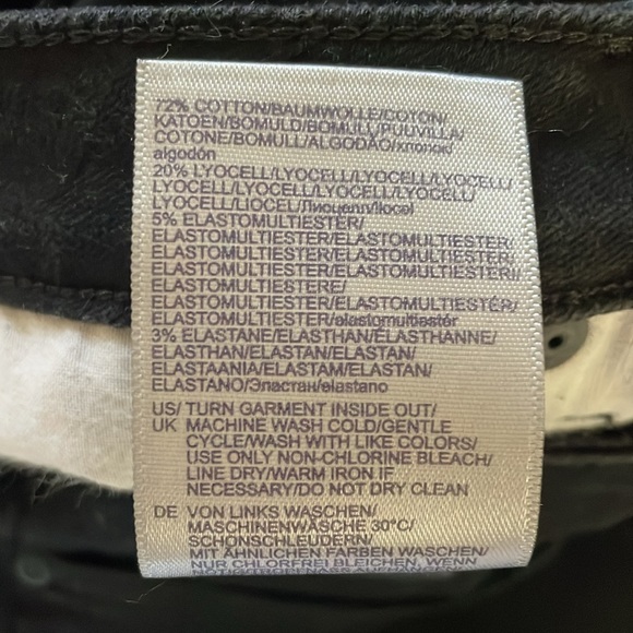 NYDJ BLACK Barbara Bootcut Jeans Size 8 EUC - Picture 7 of 11